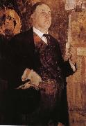 Nikolay Fechin Portrait of Buerlinc oil painting artist
